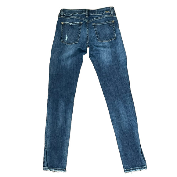 DL1961 Jeans Size‎ 27X30 Florence Insta Sculpt Seymour Denim Stretch Distressed - Picture 7 of 8
